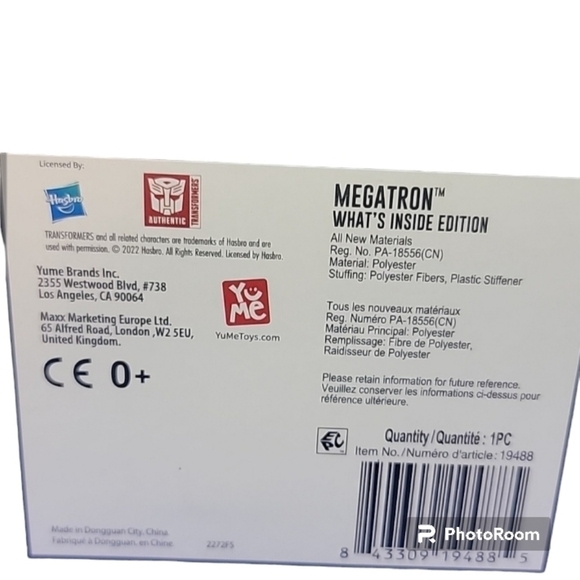 Transformers Megatron DZNR  Edition Collectible Designer Plush toy. - Picture 11 of 13